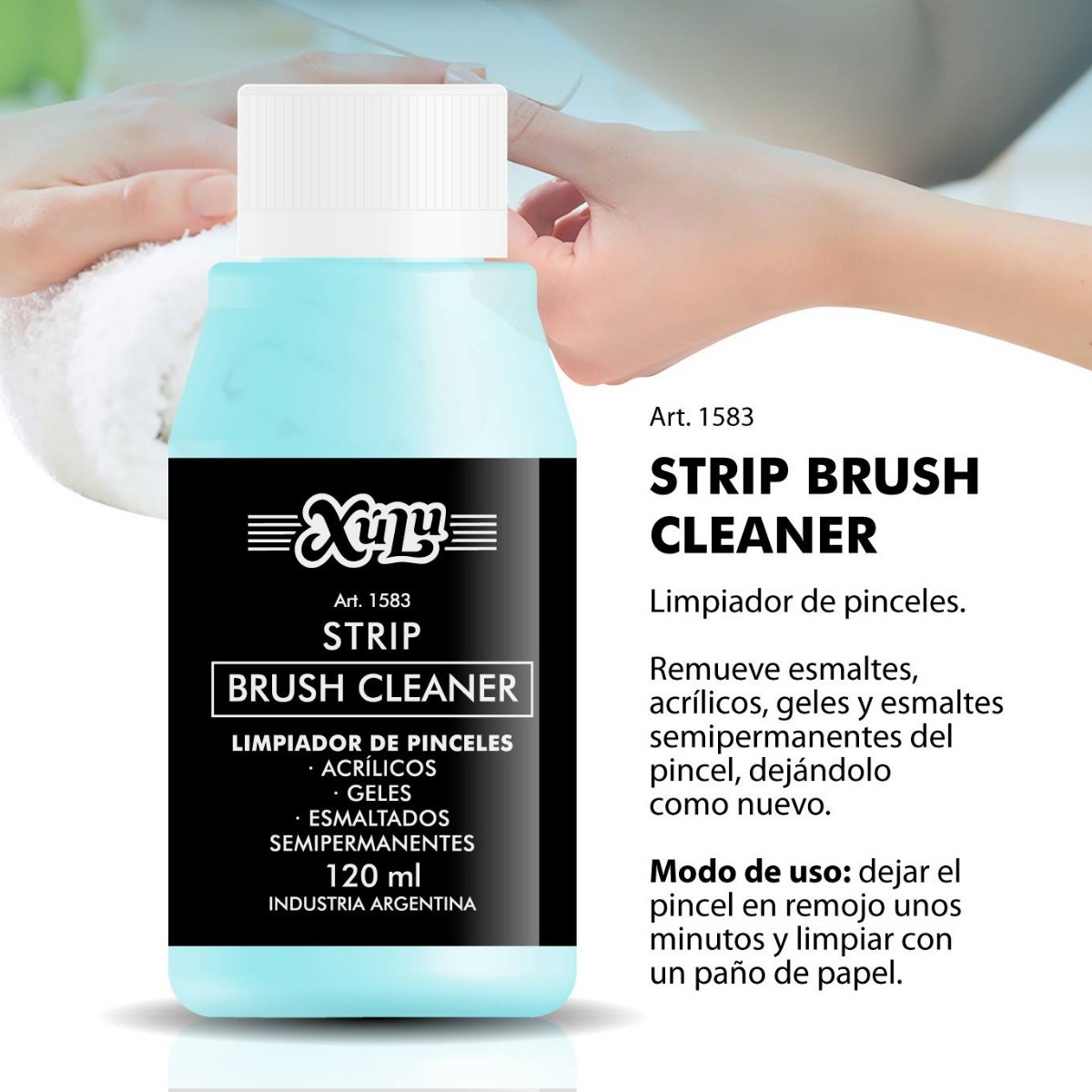 Brush Cleaner Limpiador De Pinceles De Uñas- Xúlu.