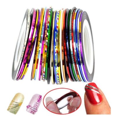 Cinta Uñas Metalizada Nail Art