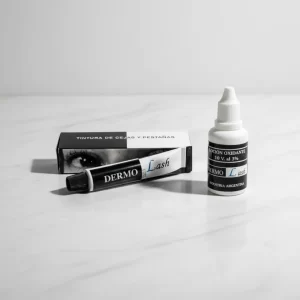 Tintura Dermolash de Cejas y Pestañas. (Combo tintura + oxidante))