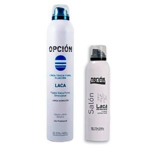 Opción Salón Laca Fijador Aerosol Extra Firme 420ml