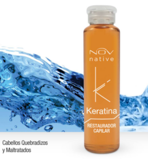 Restaurador Capilar NOV NATIVE Keratina -15ml.