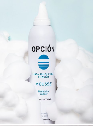 Mousse Modelador Capilar Opción Con Siliconas -420 ml-