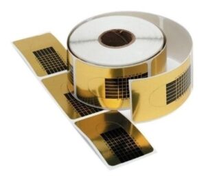 Moldes Dorados Para Uñas Esculpidas x 50u.