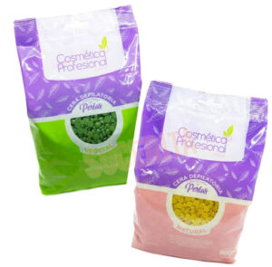 Cera Depilatoria en perlas x800gms. Cosmetica Profesional.