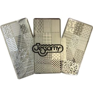 Placa de Stamping + Scraper nail art. Jessamy U77.