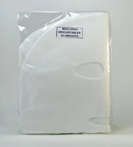 Mascaras Faciales Descartables X 10