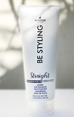 BE STYLING STRAIGHT TRATAMIENTO HIDRATANTE X 200 GRS - BAHIA EVANS