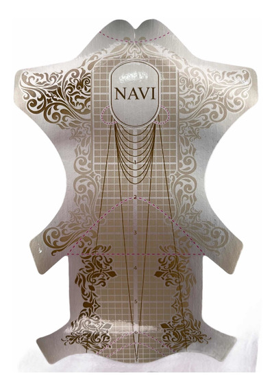 Molde de uñas stiletto x 50u.