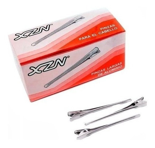 Picos De Aluminio Xzn Largos Peluquería x100 Unidades