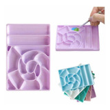Paleta plastica para manicura