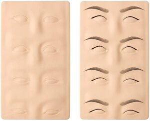 Piel ojos sintetica para pestañas microblanding