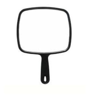 ESPEJO CON MANGO CUADRADO