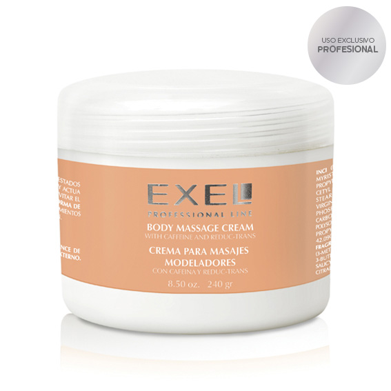 CREMA PARA MASAJES MODELADORES CON CAFEÍNA Y REDUC-TRANS COD 501 EXEL