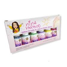 KIT DE ESMALTES PARA NIÑOS LV-KIDS LAS VARANO