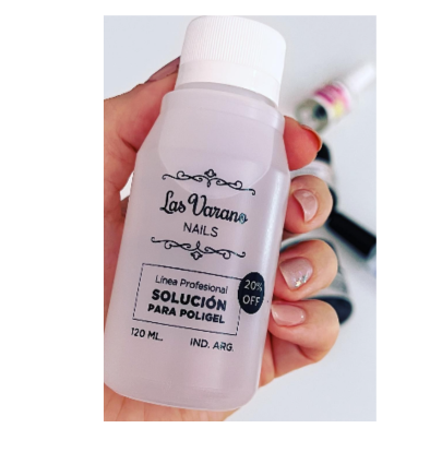 Solución Polygel 120 ml LAS VARANO