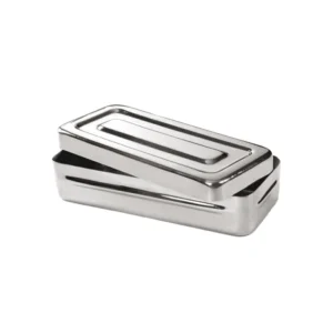 Caja de Acero Quirúrgico  17x7x3-