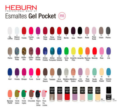 Esmalte En Gel Pocket  6 ml Heburn - - Imagen 2