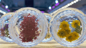 Flor seca para decoración de uñas Paris Night -