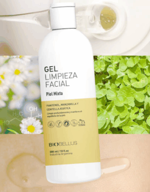 Gel de Limpieza Facial Para Piel Mixta   - Biobellus