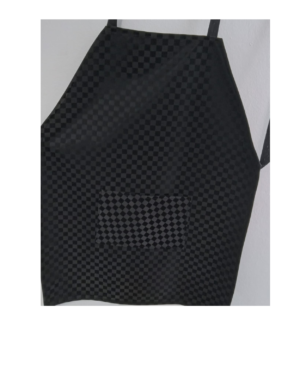 Delantal Porta Herramientas Cuadriculado Negro-