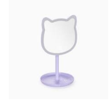 Espejo con Led Con Forma de Gatito -