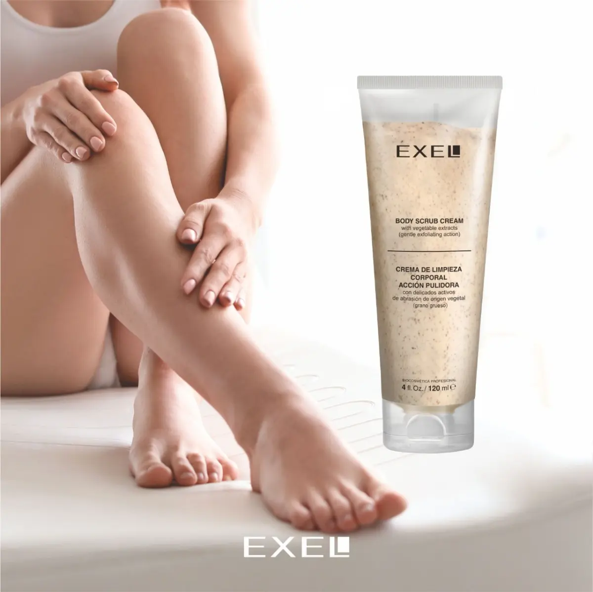 Crema de Limpieza Corporal . Acción Pulidora COD 455 -Exel