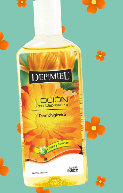 Loción Pre-Depilatoria Dermohigienica x 500 cc   Depimiel