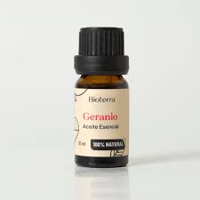 Aceite Esencial Geranio  Puro Natural - Bioterra