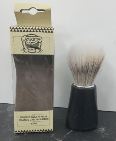 BROCHA DE AFEITAR GRANDE CABO PLASTICO NEGRO   Cod B1001