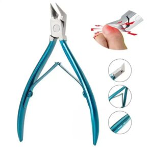 Corta Cutículas mango Azul
