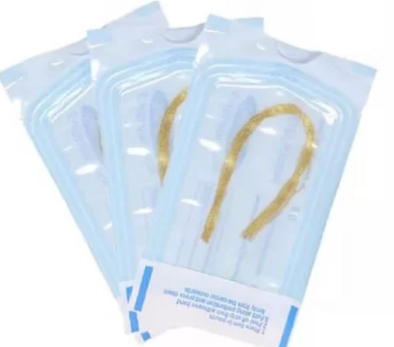 Hilos Tensores Dorados con Proteína de Seda
