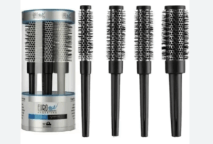 Bote 4 cepillos térmicos cerámicos     Cod 55107    - EUROESTIL