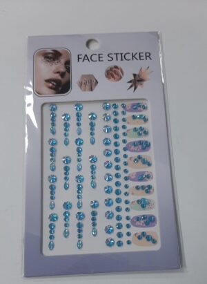 STICKERS CON STRASS PARA ROSTRO Y CUERPO