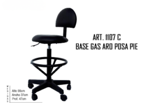Silla de Corte Profesional Regulable    - Cod 1107C