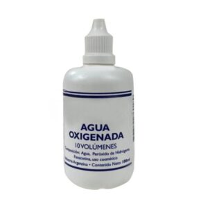 Agua oxigenada 10volumenes  con gotero