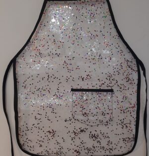 Delantal vinilo glitter