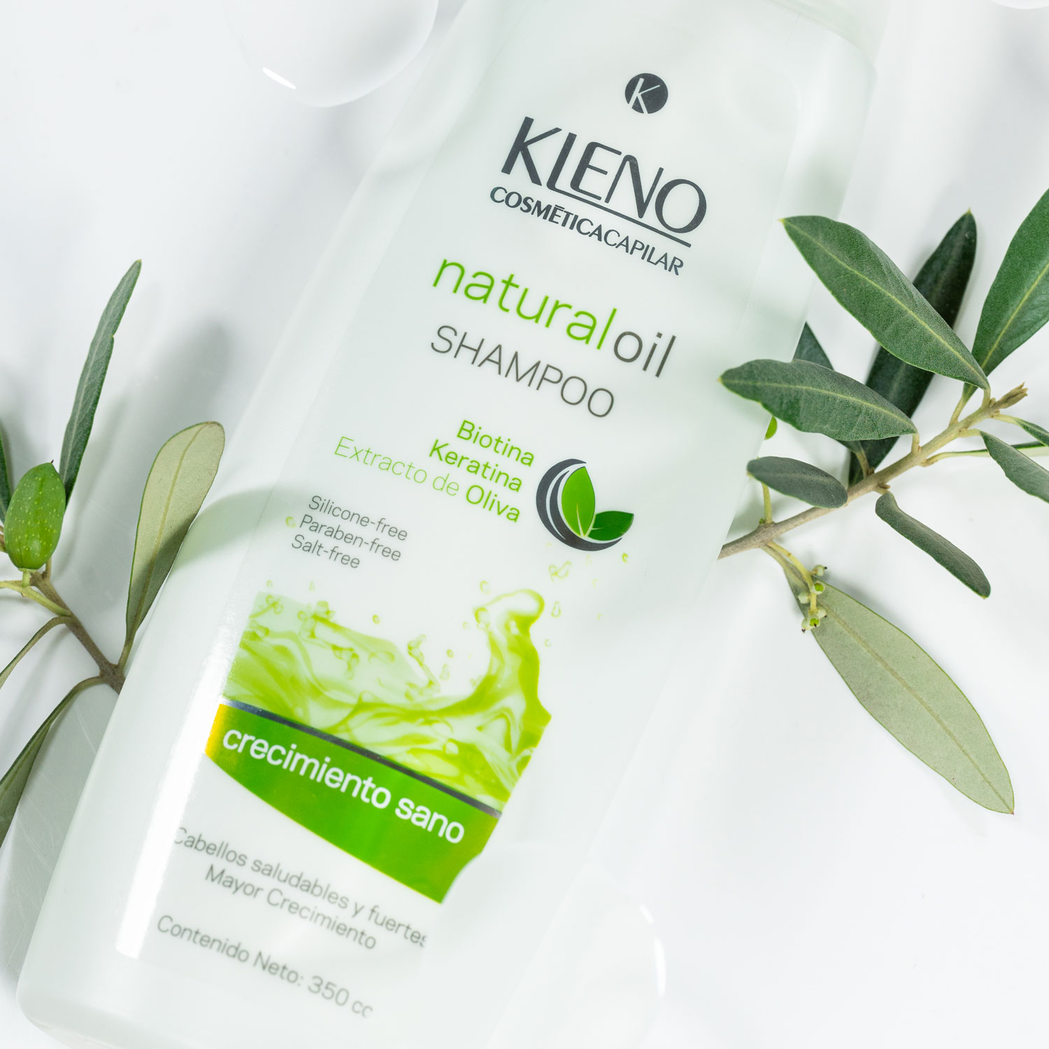 Shampoo Natural Oil x 350 cc -Kleno